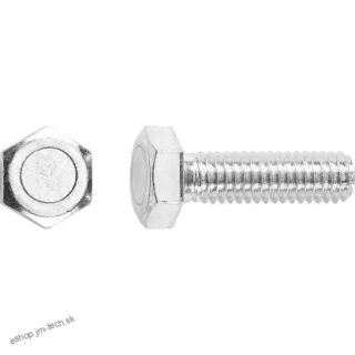 Šesťhranná skrutka M10, 20mm, DIN 933, Nerez A2
